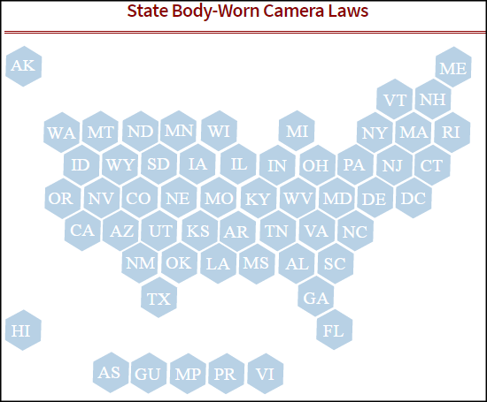 Body-Worn Camera Laws Database