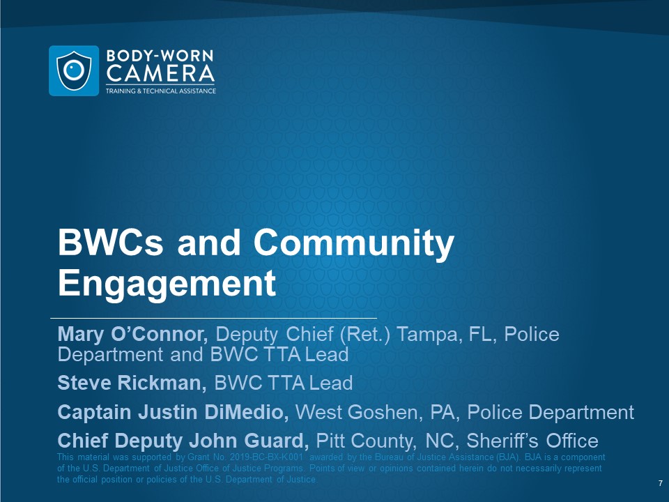 BWCs and Community Engagement