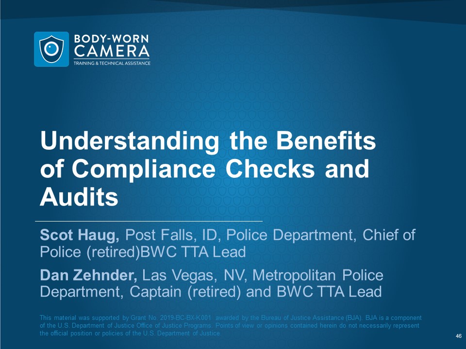 Compliance Checks & Audits